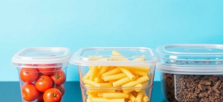 Пластиковые пищевые контейнеры: удобство, безопасность и что стоит знать перед покупкой